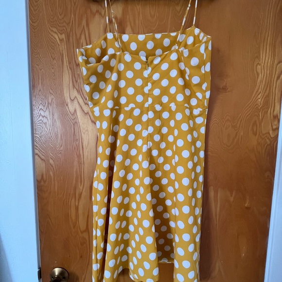 Yellow Polka Dot Dress NWT - Picture 4 of 6